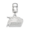 Georgia Southern Extra Small (3/8 Inch) Bead Dangle Charm (Sterling
