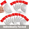 WUWEOT 100 Pack Plastic Protractor 180 Degree Math Protractors Geometry