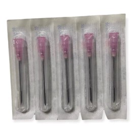 Nipro Aguja HiPodérmica Nipro 18gx38mm (1 1/2  ) Rosa Caja 100u