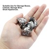 Murtenze Mini Swivel Caster Wheels - 8PCS, 1/2 inch Diameter,