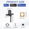 MECCANIXITY Drawer Lock with Keys, 16mm(5/8") Steel File Cabinet Lock