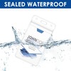 200 Pack Vertical Badge Holders, Clear Plastic ID Badge Holder