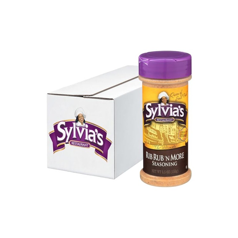 Sylvia’s Rib Rub ‘n More Seasoning, Best BBQ Rub for