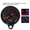 TKSE Electronic Tachometer, DC 12V Universal Motorcycle LED Backlight Tachometer