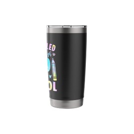 I Sparkled My Way Through 100 Days Of School Student Teacher Stainless Steel Insulated Tumbler