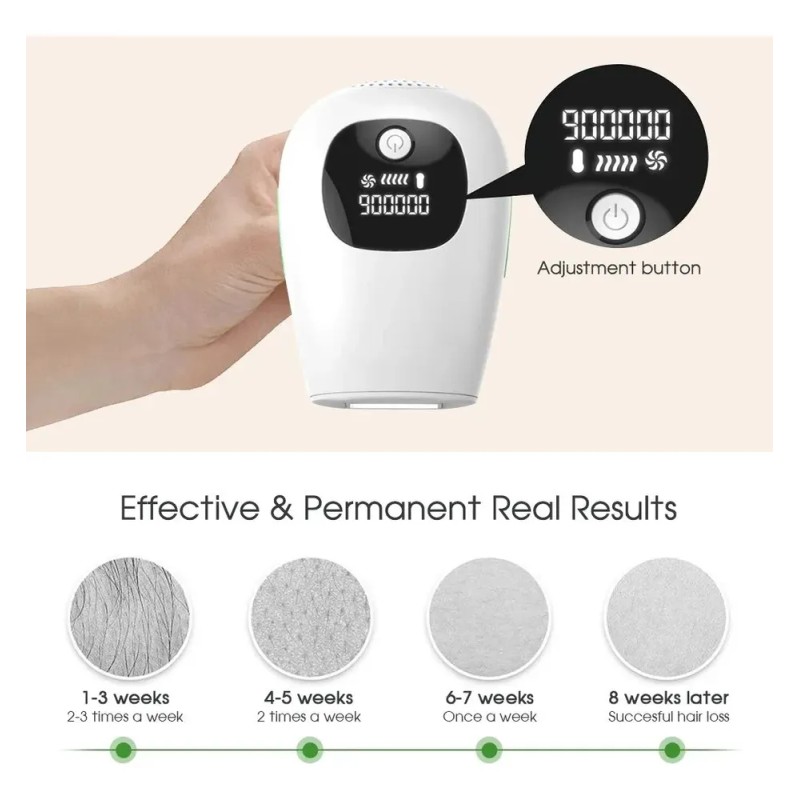 Professional 900,000 Flashes 5 Levels Laser Epilator Machine