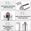 Stainless Steel Automatic Water Level Control Float Valve, 2-Pack, 1/2