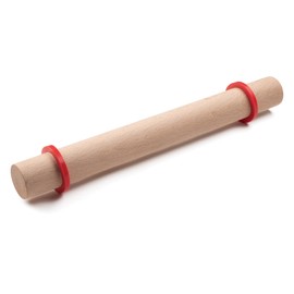Mrs. Anderson’s Baking Rolling Pin Rings, Non-Stick Silicone, Set of 4 Ring Depths