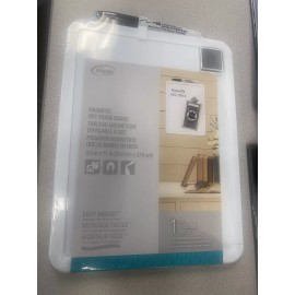 Board Dudes Magnetic Dry Erase Board White Plastic Frame 8.5"X11" School Office