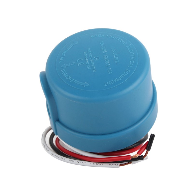 Photocell Sensor Auto Photoelectric Switch Light Controller Waterproof 105‑305V 10A