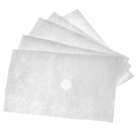 vhbw 5x Filter G2 Compatible with Lunos LRA, LRK, LRK2 Ventilation Unit, Filter Set, 16.15 x 9.75 x 0.7 cm, White