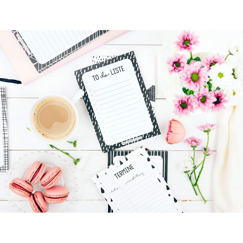 Notepads with Weekly Plan, To-Do List and Shopping List, Daily