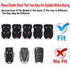 Yuebutor Key Fob Cover Case Compatible with Chevy Silverado Suburban