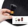 S-noilite Nano Ring Human Hair Extensions Pre Bonded Nano Bead