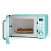 Nightcore Countert Retro Microwave Oven, Large 0.7Cu.ft, 700-Watt, Cold Rolled