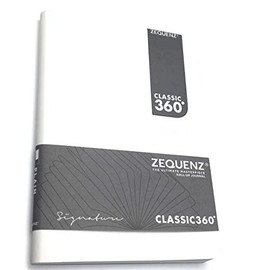 Zequenz Signature Classic 360° Notebook A6 - Soft Cover, 140 Sheets, Flat & Flexible, 100 g/m² Paper, Blank, White, Filler-Friendly & Minimalist