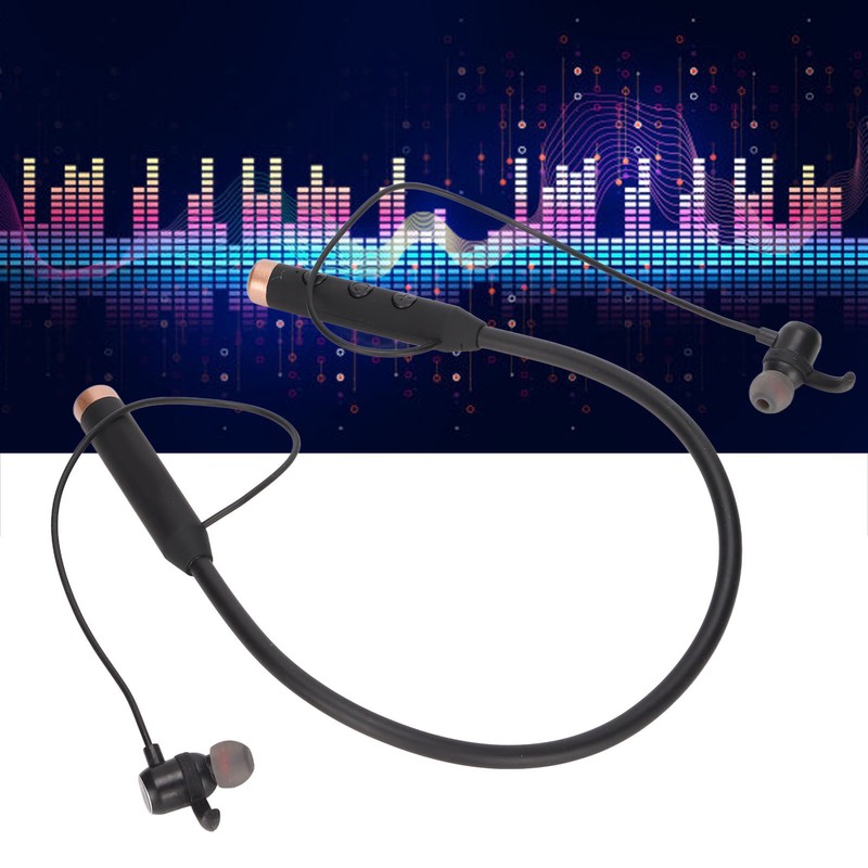 GYMF1 Neckband BT Earbuds Stable Ergonomic Portable Wireless Earbuds for