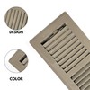 Sierra Grates Precision Flow 4"x 10" Steel Floor Register -