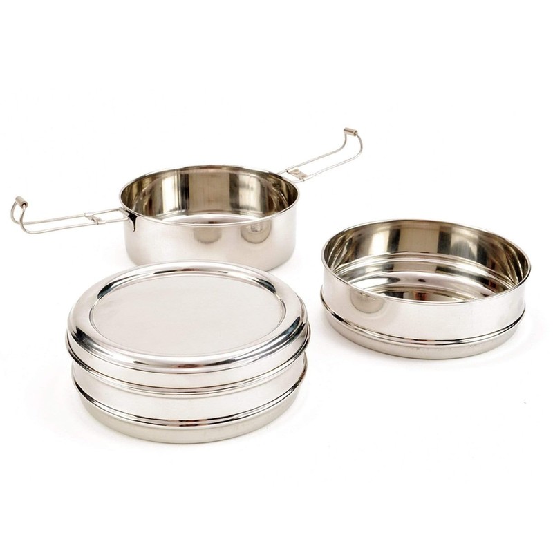 ECOlunchbox Tri Bento 3-Tier Stainless Steel Lunch Box | 4.5