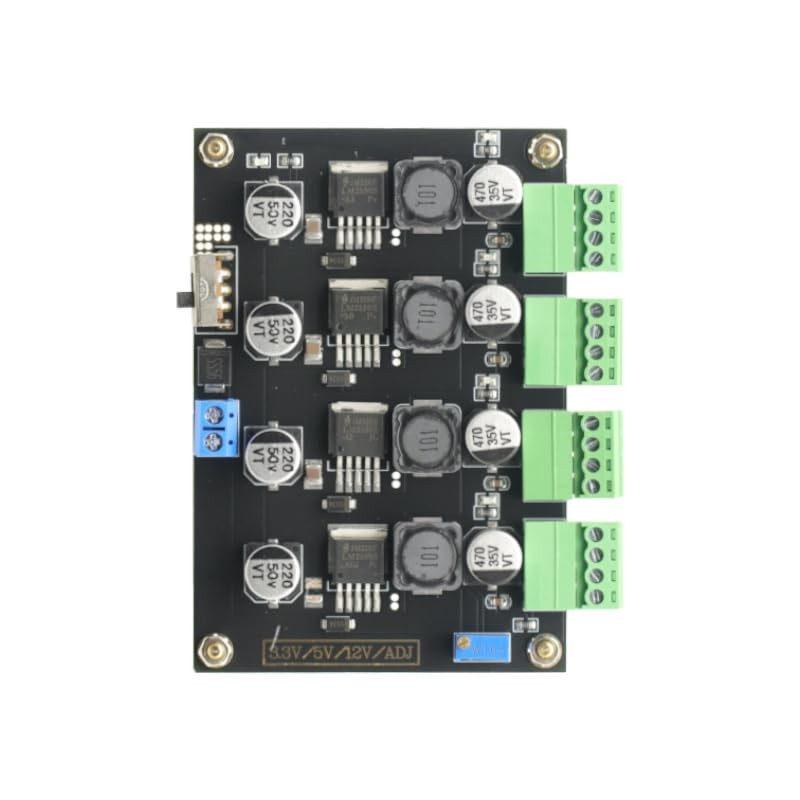 LM2596 Multi Channel Switching Power Supply 3.3V/5V/12V/ADJ Adjustable Voltage Output