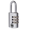 Yale YE3CB/20/121/2/S 20mm Aluminium Combination Padlock - Silver, Pack of