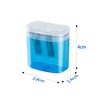 KIDMEN 12 PCS 2 Holes Small Manual Pencil Sharpener with