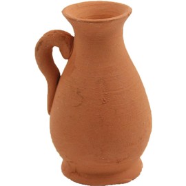FADEDA Terracotta Carafe, Height: 5 cm, Hand-painted, Detailed Nativity Scene Figures, Christmas Table Decoration, Nativity Accessories