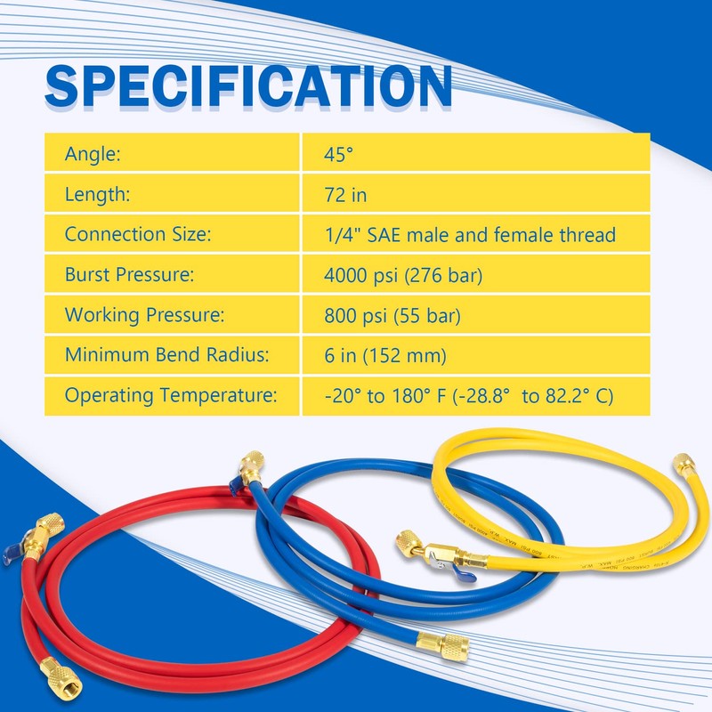 Replace for 29986 Plus II 1/4" Hose with Compact Ball