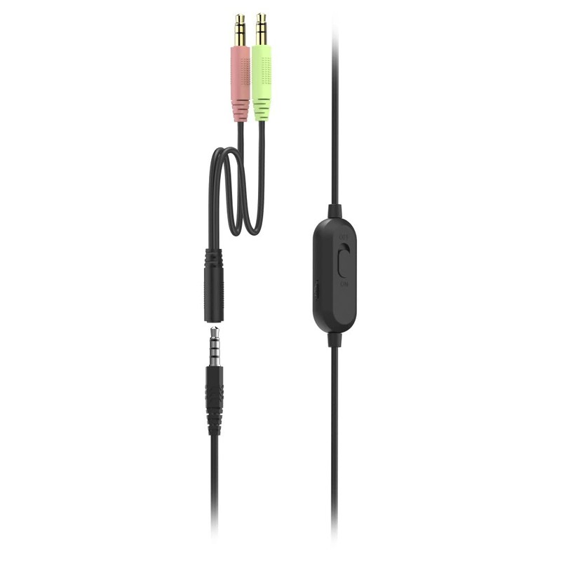 Hama Headset with Microphone (Wired Headphones 3.5 mm Jack Connection,