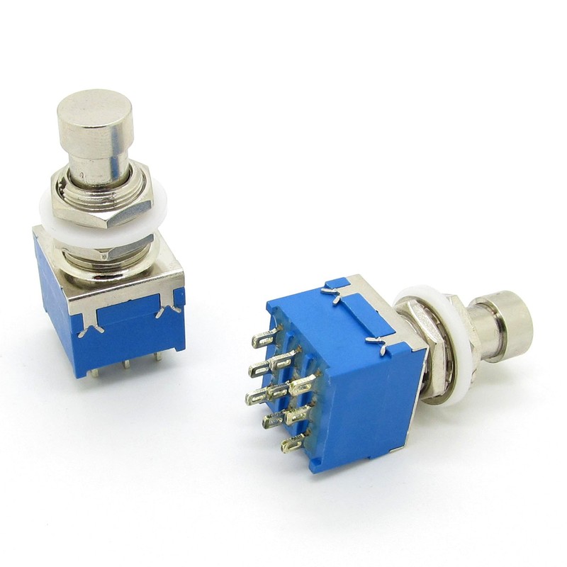 Electric Guitar 3PDT 9 Pins Effects Stomp Foot Pedal Switch