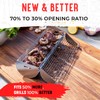 Rolling Grill Basket, New Opening Design, Extra Sturdy Cylinder Grilling