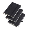 MQWDGJ Projects Notebook A7 Lined Hard Cover, Pack of 3