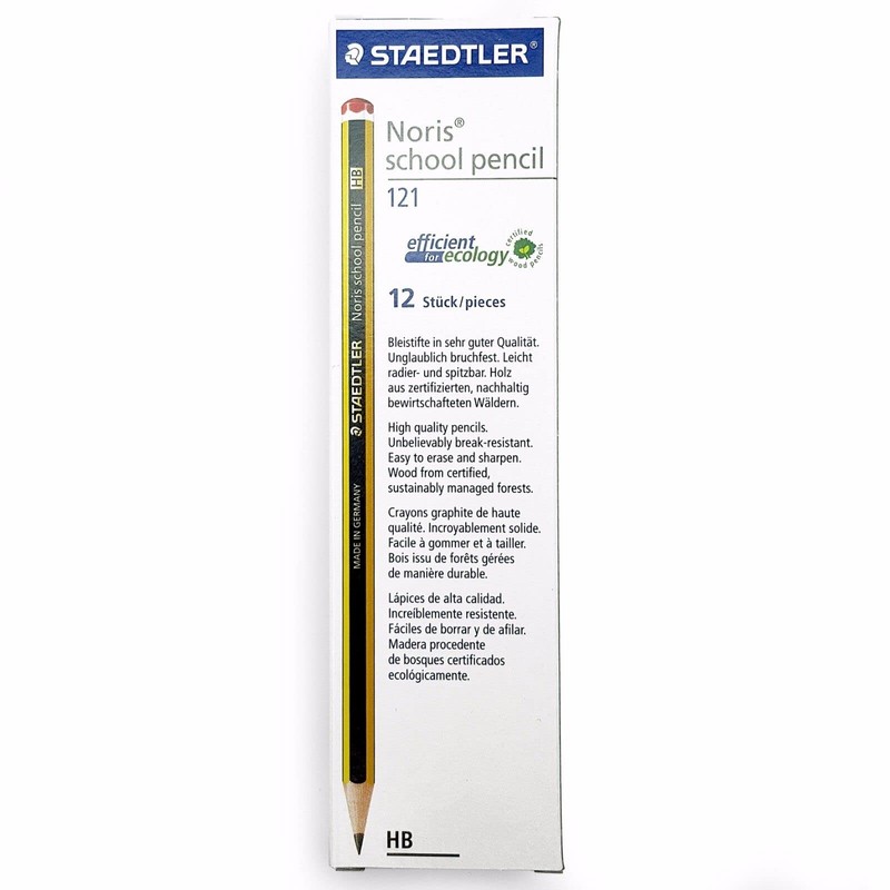 STAEDTLER Noris School Pencils 121 - HB Grade [Pack of