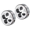 sourcing map 2pcs Round Threading Die M6 x 1.0 Metric