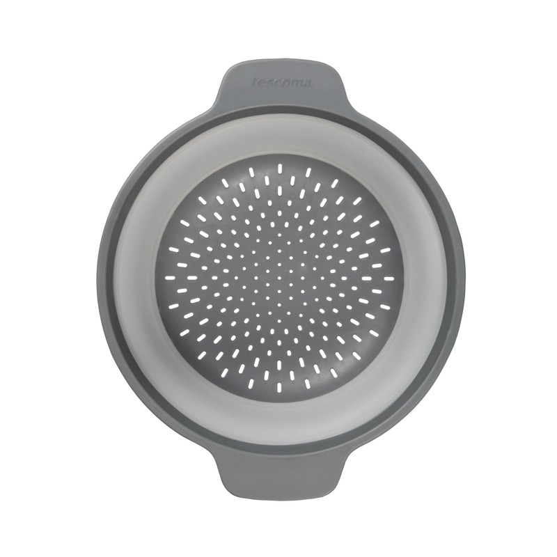 Tescoma Grandchef 24 cm Plastic Folding Dish Drainer - Light