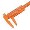 sourcing map Vernier Caliper 80mm 3 Inch Metric Mini Double