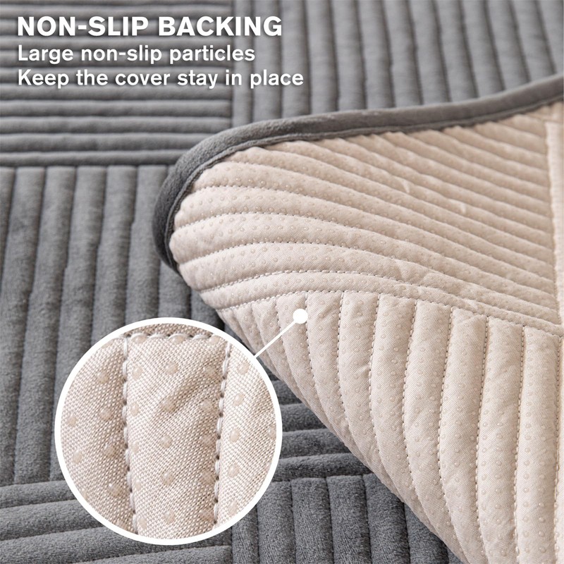 LINGKY Sofa Cover 1 2 3 4 Seater Non Slip
