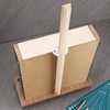 Yousoontic 2 Pack Hardwood Center Mount Drawer Slides Wooden Drawer
