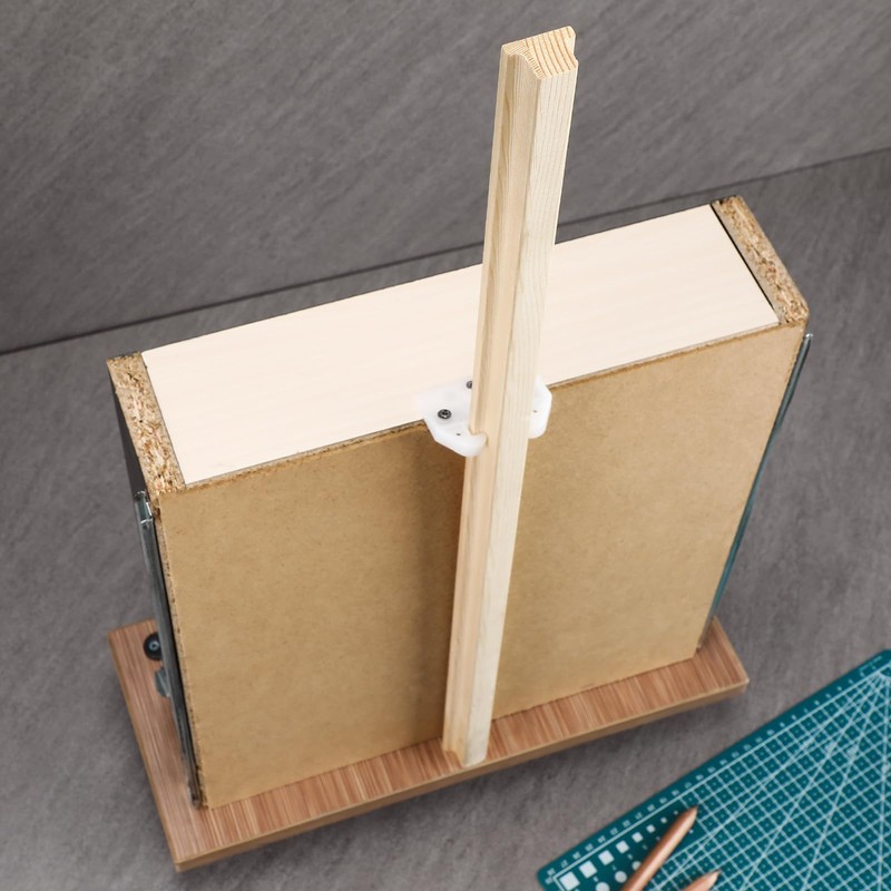 Yousoontic 2 Pack Hardwood Center Mount Drawer Slides Wooden Drawer