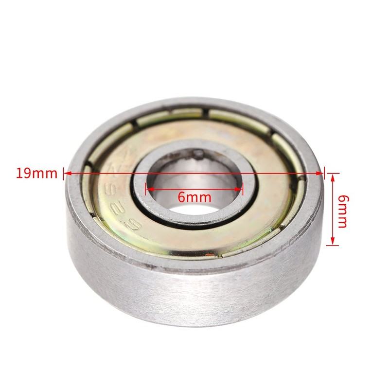 Fasizi 626ZZ Double Deep Groove Ball Bearings 6mm x 19mm