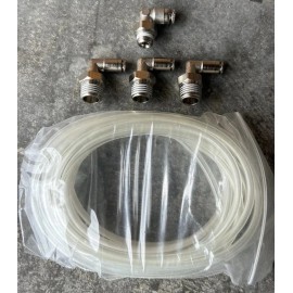 Masport Vacuum Pump HXL 100W Metric Oil Fitting & Oil Line Kit