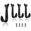 The Metal Magician Pack of 4 Fish Tail HANDFORGED Rustic