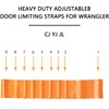 2 Pcs Door Limiting Straps, Heavy Duty Auto Door Check