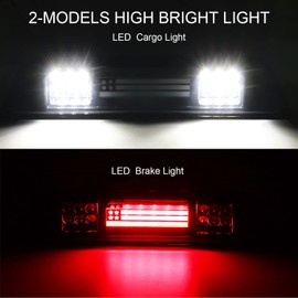 for Toyota Tacoma Crew Cab Pickup 2016-2023 3rd Third Brake Cargo LED Light High Mount Stop light