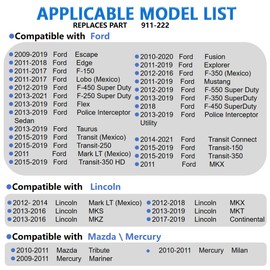 EKIONBY 911-222 Vapor Canister Purge Valve Compatible with 2009-2019 Ford Explorer F150 F250 F350 Super Duty Mustang Lincoln Replace,AU5Z-9C915-B (911-222)