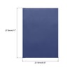 sourcing map Colored Vellum Paper, 50 Sheet Deep Blue Transparency
