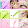 6pcs Eyelash Tweezers Lash Extension Tweezers for False Lashes,Christmas Gifts
