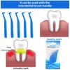 Prasacco Interdental Brushes, Toothbrushes for Between Teeth and Gums, Small