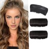 WUODHTW 2Pcs Hair Bun Invisible False Hair Clip Bump Up