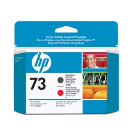 HP Original 73 Matte Black and Chromatic Red Printhead